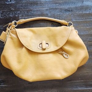 Peter Kent Genuine Tan Leather Hobo Bag